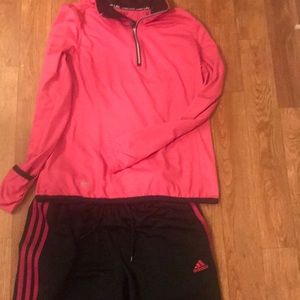 😜😍😜ADIDAS 2 piece leggings Active Wear/ Ralph Lauren top and Adidas leggings